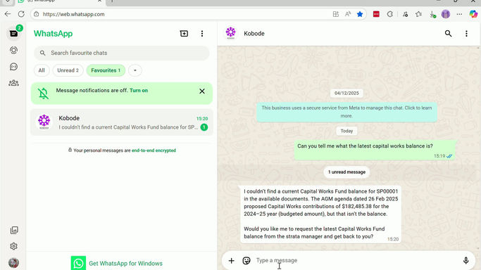 Capital Works Fund Balance